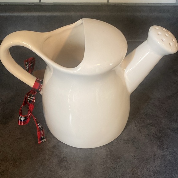 NWT Rae Dunn Ceramic THRIVE Watering Can - Picture 3 of 6